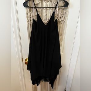 Forever 21 Black Fringe Dress